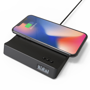 Desk Clock with Wireless Charger